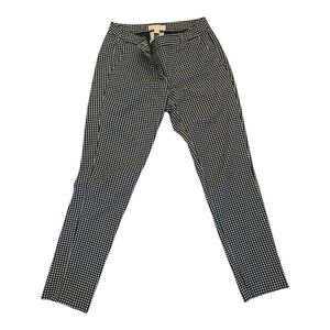 Michael Kors Black and White Cropped Pants